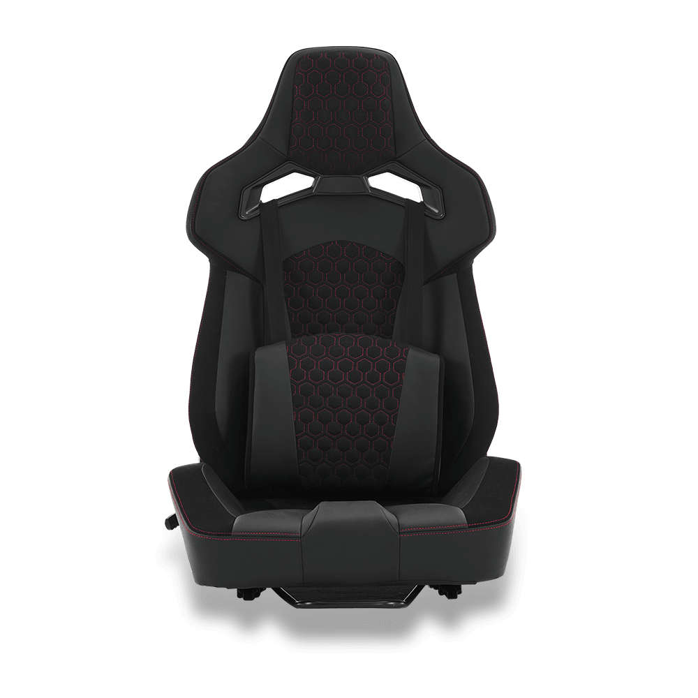 Asiento deportivo individual universal con estructura de Metal 5119H, modificado con riel deslizante, asiento de conducción de simulación de deportes electrónicos para coche modificado