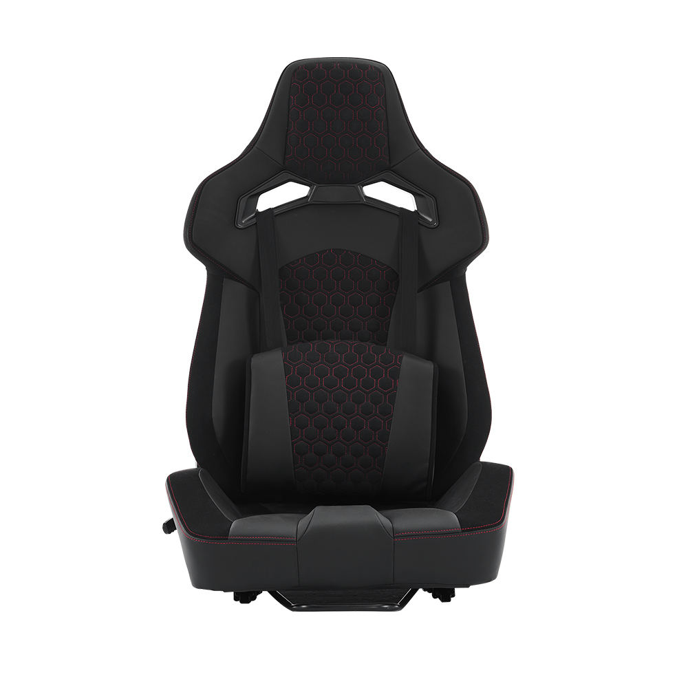 Asiento deportivo individual universal con estructura de Metal 5119H, modificado con riel deslizante, asiento de conducción de simulación de deportes electrónicos para coche modificado